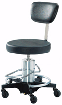 Reliance 546 Hydraulic Stool with backrest